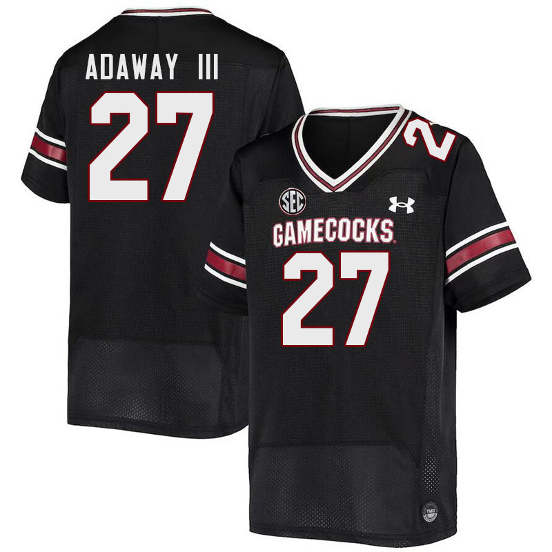 Men #27 Oscar Adaway III South Carolina Gamecocks College Football Jerseys Stitched-Black